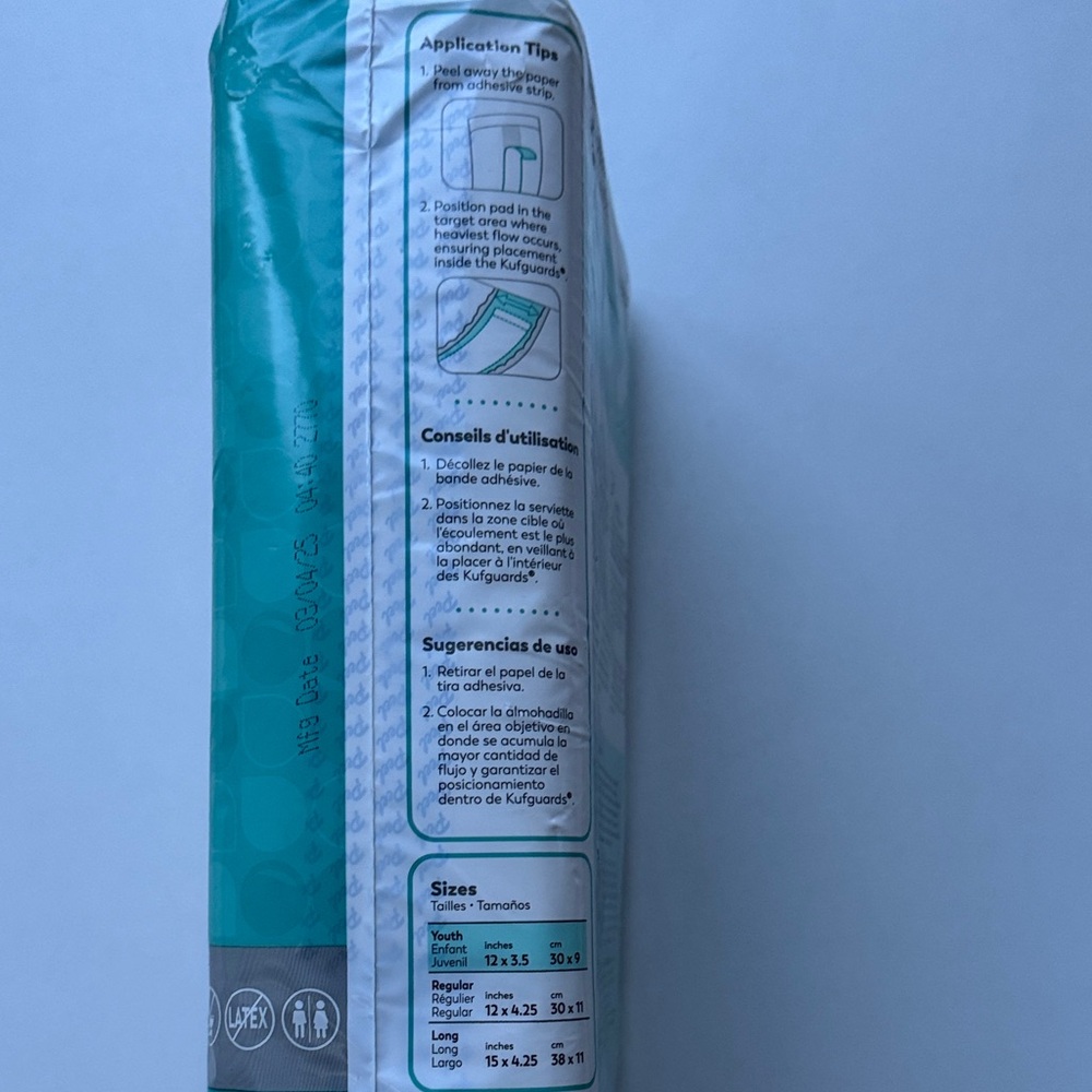 Tranquility Essential Booster Pads Adult Unisex Heavy Absorb 3.5’x12’ - 270 Pads - Picture 4 of 10